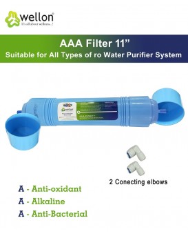 WELLON 11 Inch Alkaline Cartridge Filter for RO Water Purifier